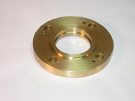 CNC machined Brass part